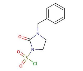 3-benzyl-2-oxoimidazolidine-1-sulfonyl chloride - chemical structure image