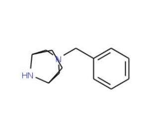 3-Benzyl-3,8-diazabicyclo[3.2.1]octane (CAS 67571-90-8) - chemical structure image