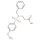 3-{benzyl[(4-methoxyphenyl)sulfonyl]amino}propanoic acid - chemical structure image