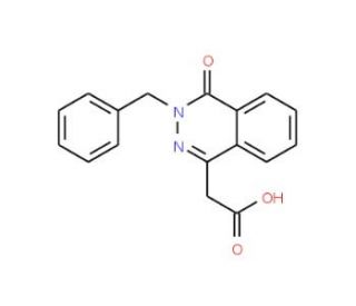 (3-Benzyl-4-oxo-3,4-dihydro-phthalazin-1-yl)-acetic acid - chemical structure image
