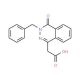 (3-Benzyl-4-oxo-3,4-dihydro-phthalazin-1-yl)-acetic acid - chemical structure image