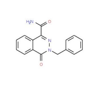 3-Benzyl-4-oxo-3,4-dihydro-phthalazine-1-carboxylic acid amide (CAS 16015-59-1) - chemical structure image