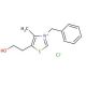 3-Benzyl-5-(2-hydroxyethyl)-4-methylthiazolium chloride (CAS 4568-71-2) - chemical structure image
