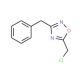 3-benzyl-5-(chloromethyl)-1,2,4-oxadiazole (CAS 51802-77-8) - chemical structure image