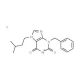 3-Benzyl-7-(3-methyl-butyl)-3,7-dihydro-purine-2,6-dione - chemical structure image