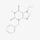 3-Benzyl-7-ethyl-3,7-dihydro-purine-2,6-dione (CAS 139927-85-8) - chemical structure image