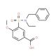 3-(Benzyl-ethyl-sulfamoyl)-4-methoxy-benzoic acid - chemical structure image