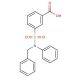 3-(Benzyl-phenyl-sulfamoyl)-benzoic acid - chemical structure image