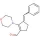 3-Benzylidene-2-morpholin-4-yl-cyclopent-1-enecarbaldehyde - chemical structure image