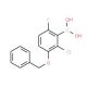 3-Benzyloxy-2-chloro-6-fluorophenylboronic acid (CAS 957062-67-8) - chemical structure image