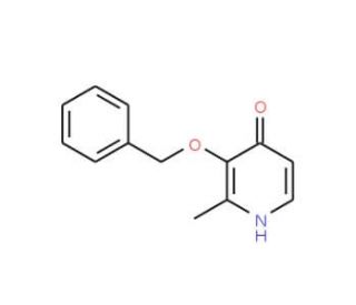 3-(Benzyloxy)-2-methyl-4(1H)-pyridinone (CAS 61160-18-7) - chemical structure image