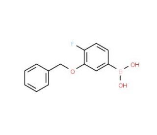 3-Benzyloxy-4-fluorophenylboronic acid (CAS 957034-74-1) - chemical structure image