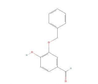 3-Benzyloxy-4-hydroxybenzaldehyde (CAS 50773-56-3) - chemical structure image