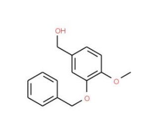 (3-Benzyloxy-4-methoxy-phenyl)-methanol (CAS 1860-60-2) - chemical structure image
