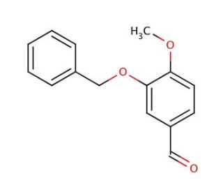 3-Benzyloxy-4-methoxybenzaldehyde (CAS 6346-05-0) - chemical structure image
