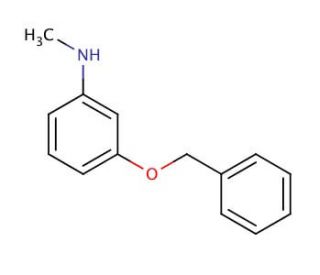 3-(Benzyloxy)-N-methylaniline (CAS 33905-38-3) - chemical structure image