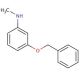 3-(Benzyloxy)-N-methylaniline (CAS 33905-38-3) - chemical structure image