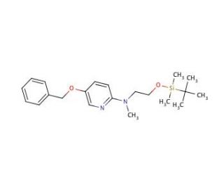 3-Benzyloxy{6-[2-(tert-Butyldimethylsilyloxy)ethyl]methylamino}pyridine - chemical structure image