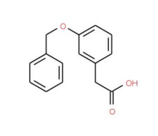 (3-Benzyloxyphenyl)acetic acid (CAS 1860-58-8) - chemical structure image