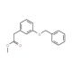 3-Benzyloxyphenylacetic acid methyl ester (CAS 62769-42-0) - chemical structure image