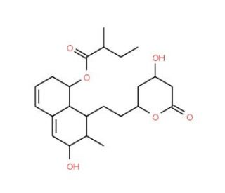 3-&beta;-Hydroxy Pravastatin Lactone - chemical structure image
