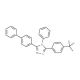 3-(Biphenyl-4-yl)-5-(4-tert-butylphenyl)-4-phenyl-4H-1,2,4-triazole (CAS 150405-69-9) - chemical structure image