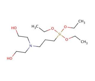 3-[Bis(2-hydroxyethyl)amino]propyl-triethoxysilane solution (CAS 7538-44-5) - chemical structure image