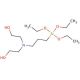 3-[Bis(2-hydroxyethyl)amino]propyl-triethoxysilane solution (CAS 7538-44-5) - chemical structure image