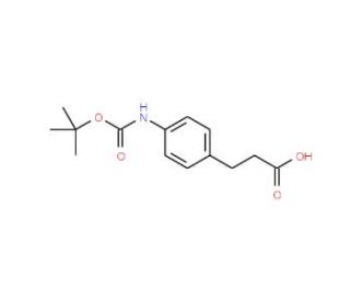 3-(Boc-4-aminophenyl)propionic acid (CAS 149506-05-8) - chemical structure image