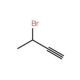 3-Bromo-1-butyne (CAS 18668-72-9) - chemical structure image