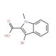 3-Bromo-1-methyl-1H-indole-2-carboxylic acid - chemical structure image