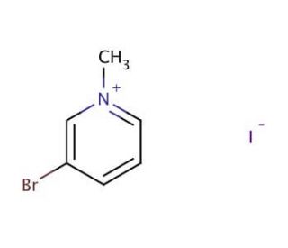 3-Bromo-1-methyl-pyridinium iodide (CAS 32222-42-7) - chemical structure image