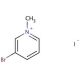 3-Bromo-1-methyl-pyridinium iodide (CAS 32222-42-7) - chemical structure image