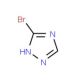 3-Bromo-1H-1,2,4-triazole (CAS 7343-33-1) - chemical structure image