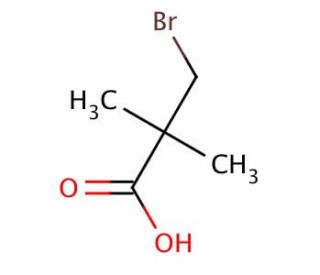 3-Bromo-2,2-dimethylpropionic acid (CAS 2843-17-6) - chemical structure image