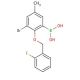 3-Bromo-2-(2'-fluorobenzyloxy)-5-methylphenylboronic acid 的分子结构, CAS编号: 849062-18-6 3-Bromo-2-(2′-fluorobenzyloxy)-5-methylphenylboronic acid (CAS 849062-18-6) - chemical structure image