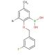 3-Bromo-2-(3'-fluorobenzyloxy)-5-methylphenylboronic acid 的分子结构, CAS编号: 849062-40-4 3-Bromo-2-(3′-fluorobenzyloxy)-5-methylphenylboronic acid (CAS 849062-40-4) - chemical structure image