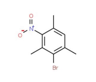 3-Bromo-2,4,6-trimethylnitrobenzene (CAS 90561-85-6) - chemical structure image