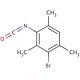 3-Bromo-2,4,6-trimethylphenyl isocyanate (CAS 480439-19-8) - chemical structure image