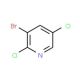 3-Bromo-2,5-dichloropyridine (CAS 138006-41-4) - chemical structure image