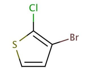 3-Bromo-2-chlorothiophene (CAS 40032-73-3) - chemical structure image