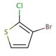 3-Bromo-2-chlorothiophene (CAS 40032-73-3) - chemical structure image