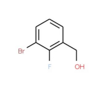 (3-Bromo-2-fluorophenyl)methanol (CAS 261723-32-4) - chemical structure image