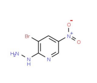 3-Bromo-2-hydrazino-5-nitropyridine (CAS 15862-38-1) - chemical structure image