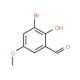 3-Bromo-2-hydroxy-5-methoxybenzenecarbaldehyde (CAS 50343-02-7) - chemical structure image