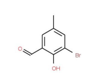 3-Bromo-2-hydroxy-5-methyl-benzaldehyde (CAS 33172-54-2) - chemical structure image