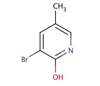 3-Bromo-2-hydroxy-5-methylpyridine (CAS 17282-02-9) - chemical structure image
