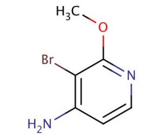 3-Bromo-2-methoxy-4-pyridinamine (CAS 215364-86-6) - chemical structure image