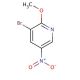 3-Bromo-2-methoxy-5-nitropyridine (CAS 15862-50-7) - chemical structure image