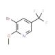 3-Bromo-2-methoxy-5-trifluoromethylpyridine (CAS 124432-63-9) - chemical structure image